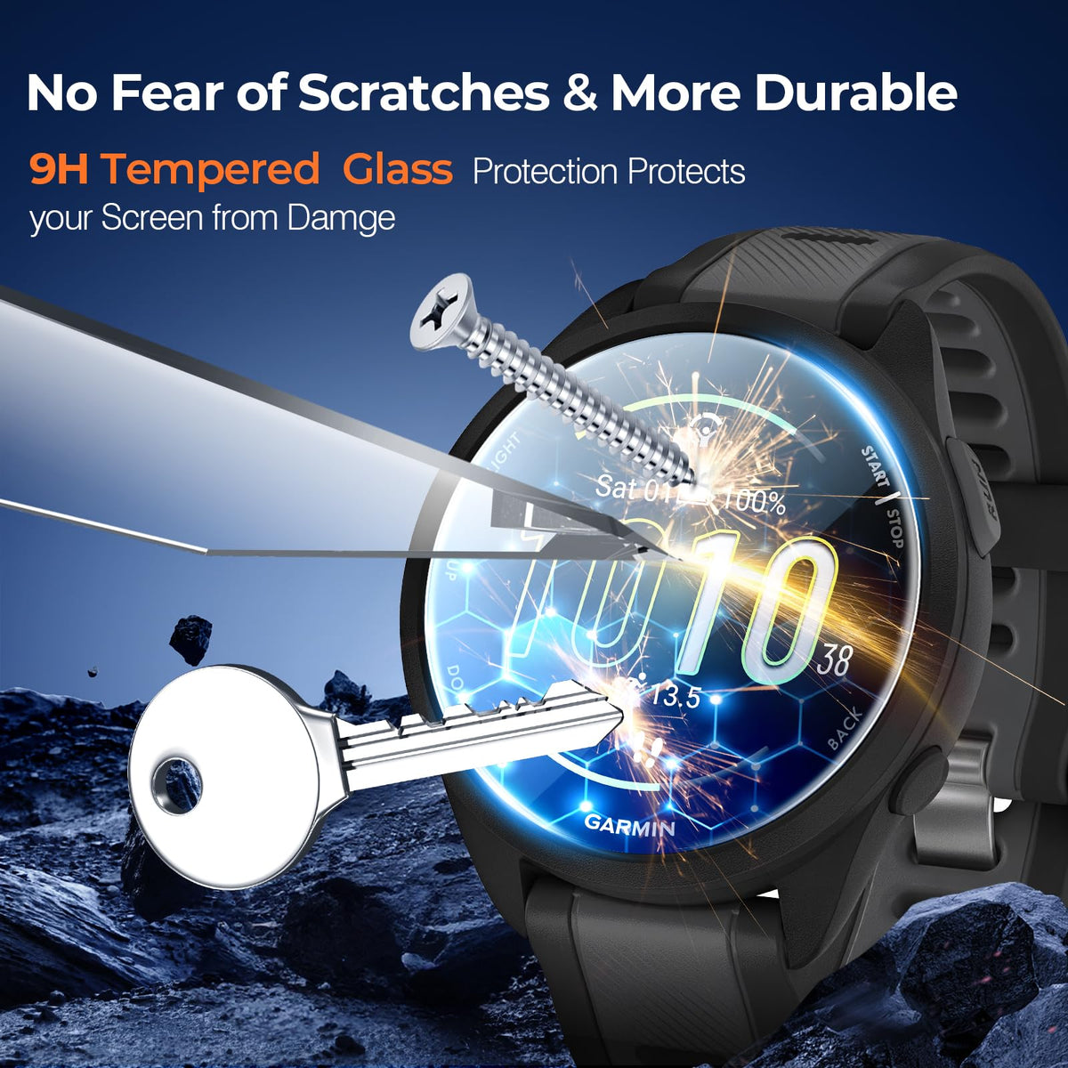 LK 6 Pack for Apple Watch Series 12/11/10 42mm Screen Protector