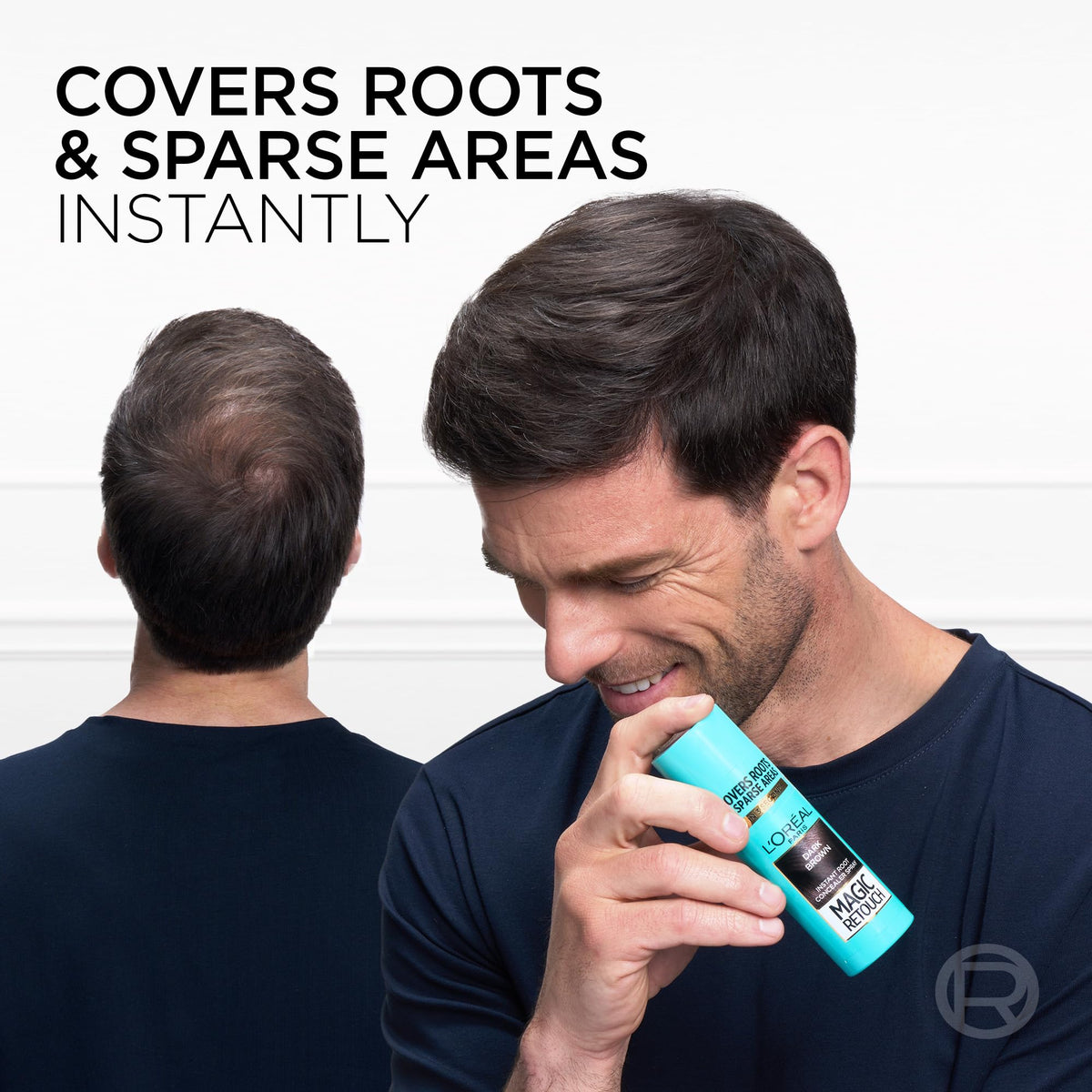 L'Oréal Paris Magic Retouch Temporary Root Touch Up Spray, Dark Brown 75ml
