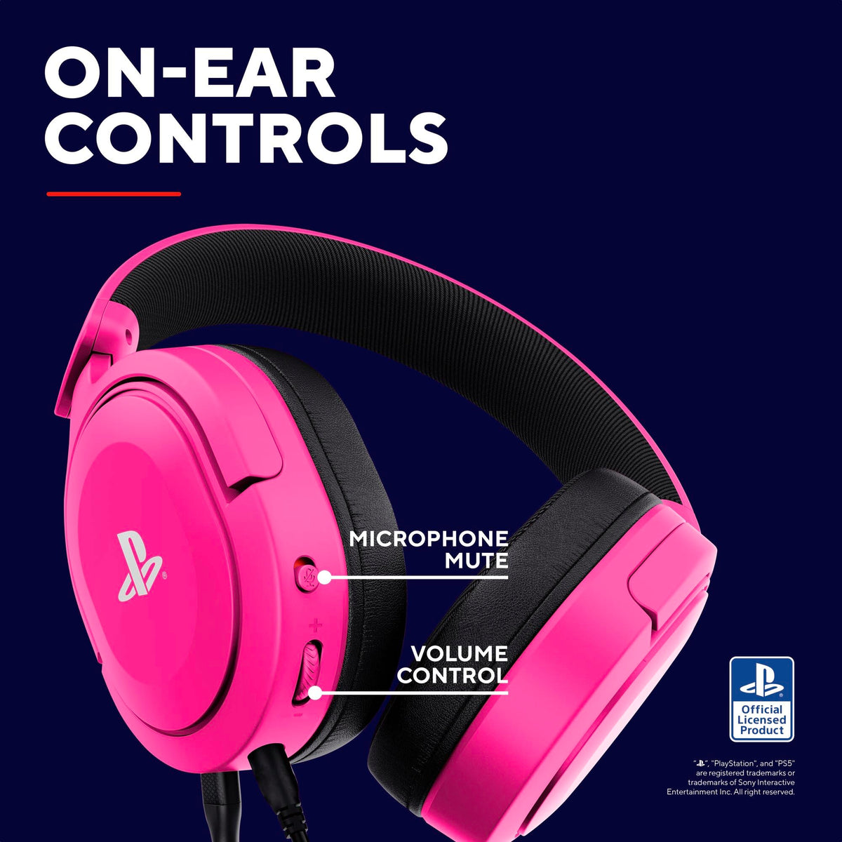 GXTrust Forta Gaming Headset Officially Licensed for PlayStation 5, White