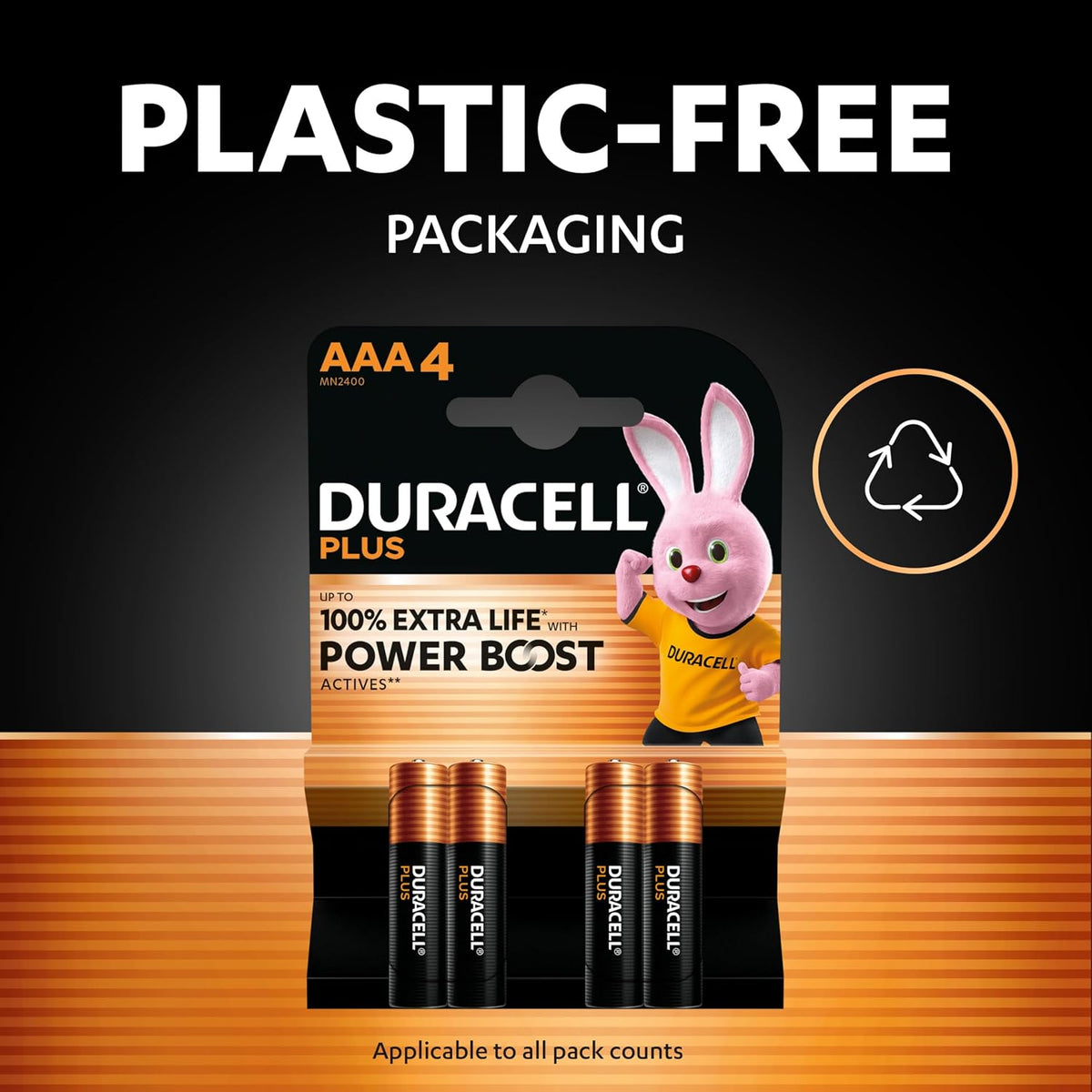DURACELL Plus AAA Alkaline Batteries (12 Pack) 1.5V, LR03