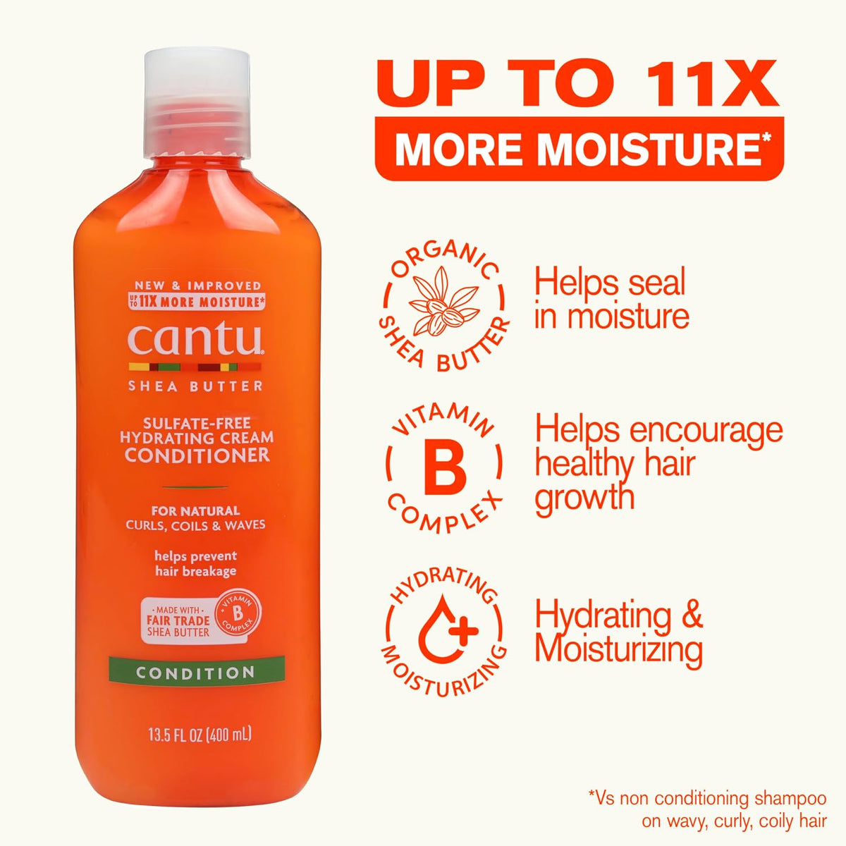 Cantu Hydrating Cream Conditioner 400ml