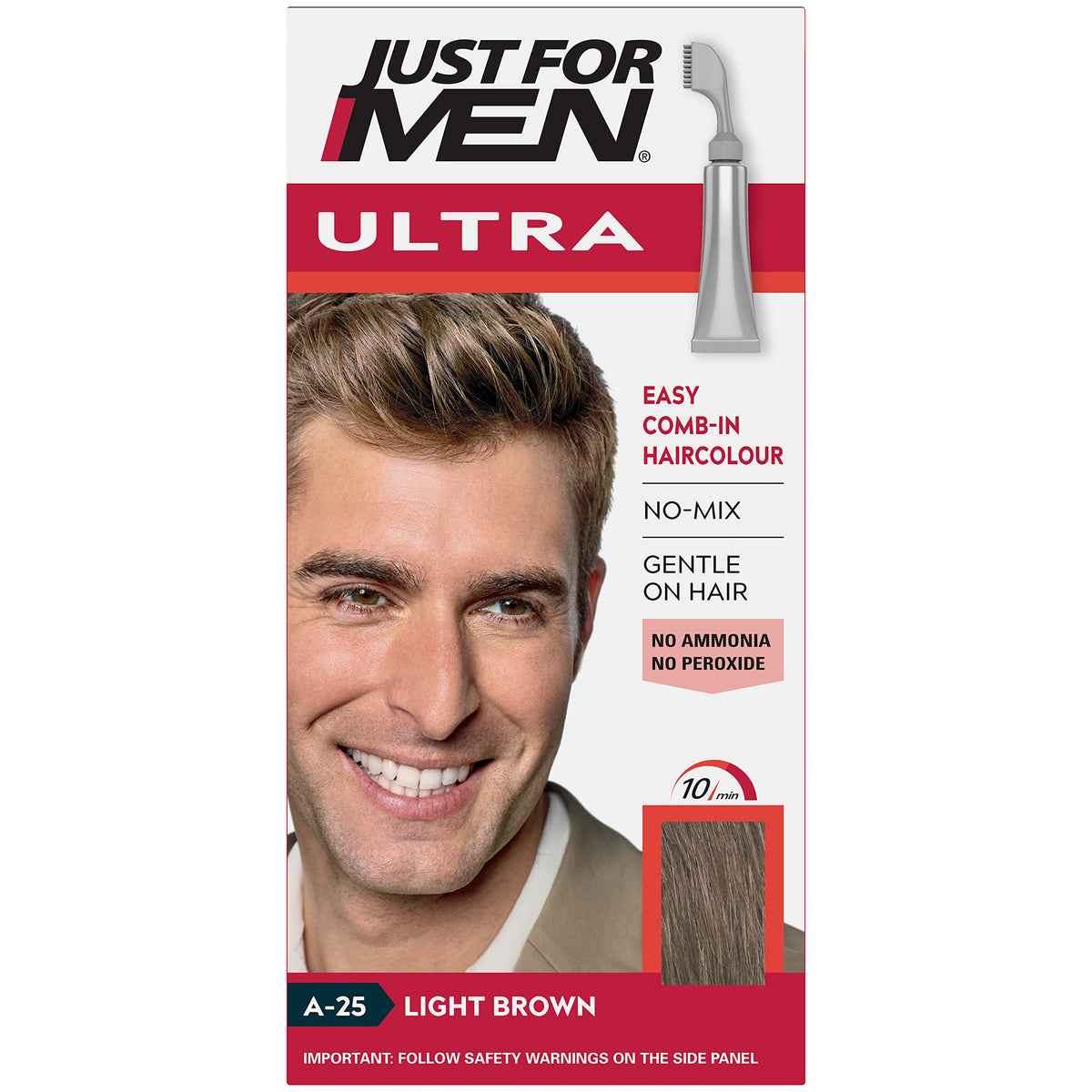 Just for Men Ultra, Hair Colour Dye, A45 Dark Brown