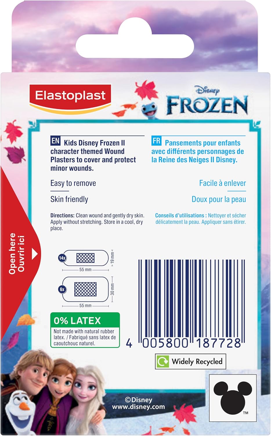 Elastoplast Disney Frozen Plasters, 20 Count