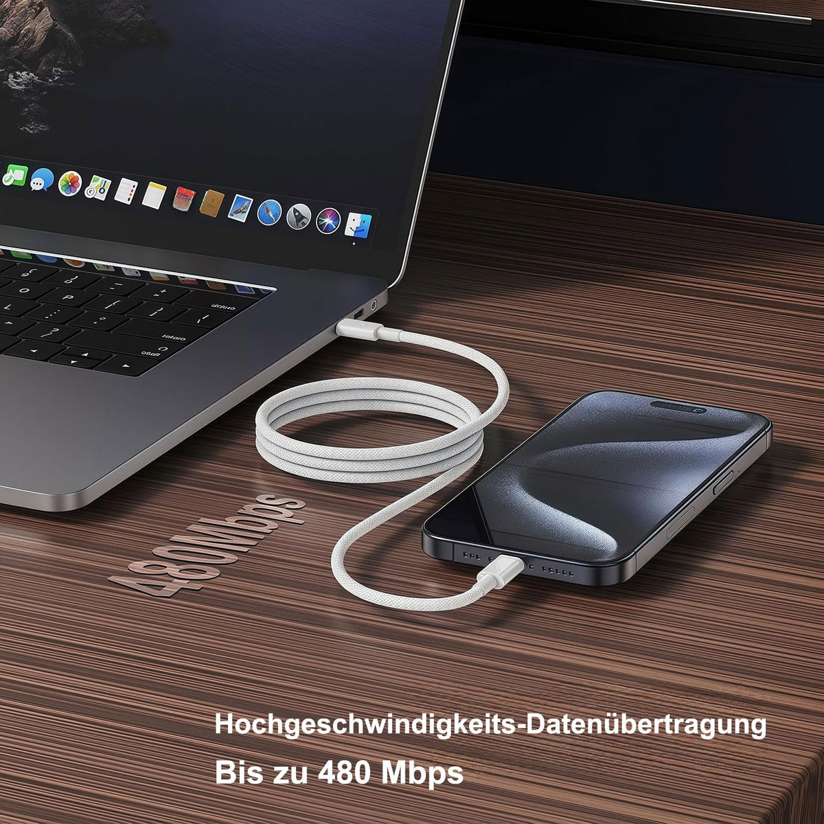 240W USB-C Charge Cable 2m, 6ft USB C to USB C Cable, Fast Charging Cord for Macbook Pro/Macbook Air/Neo, iPad Pro 12.9/11, 10th, iPad Air 5th/4th,Mini 7th/6th, iPhone 18/17/16/15/17e/Duo/Pro Max Lead