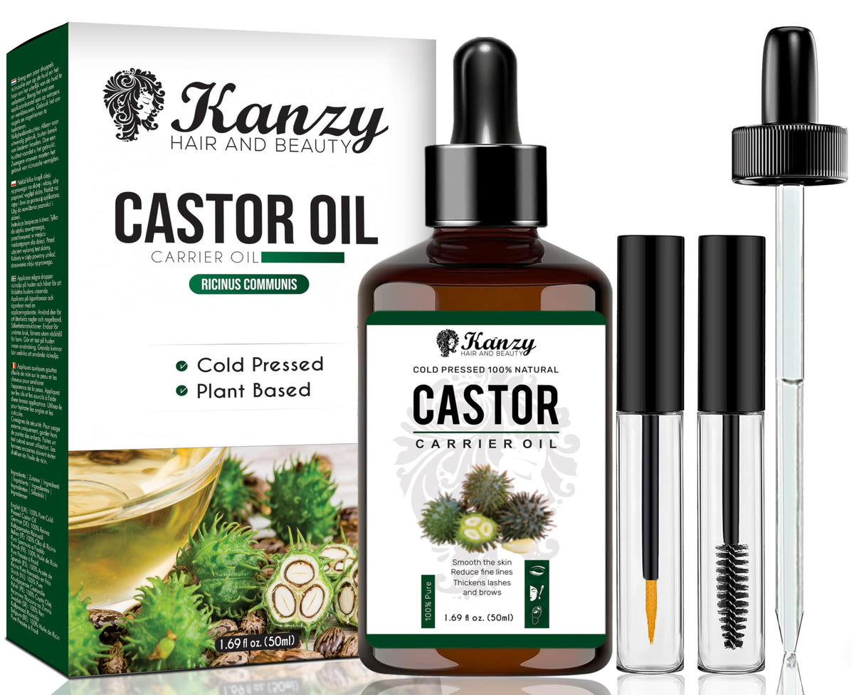 Kanzy Vitamin E Oil for Skin, Hair, Lips and Face - Naturally Sourced Multi-Purpose Plant-Based Vitamin E Oil for Hair Growth as Skincare and Haircare Product for both Men and Women (30 ml)