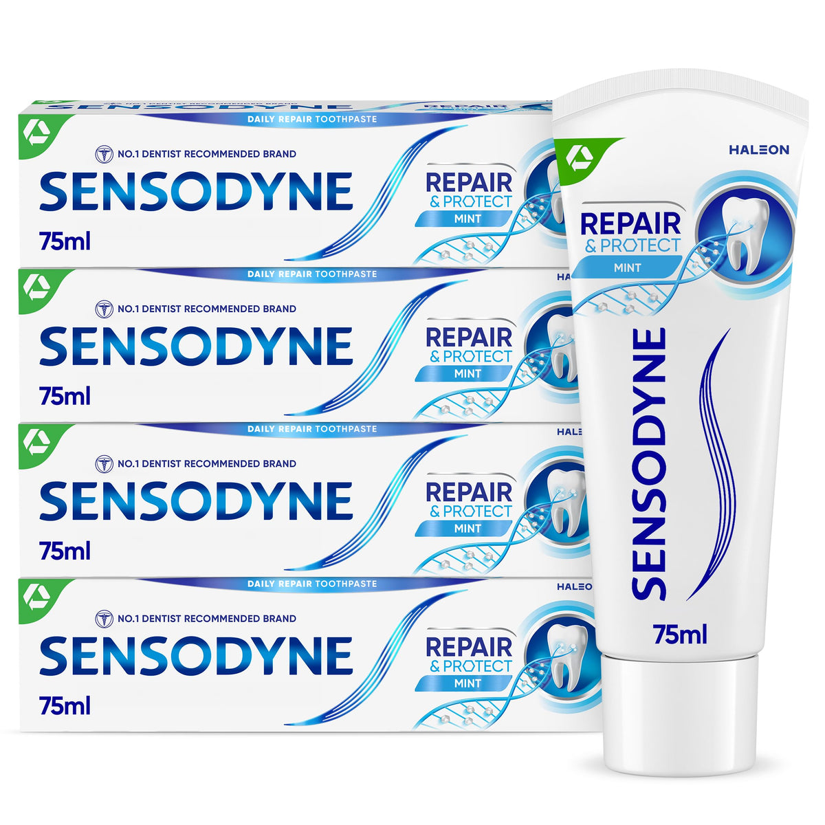 Sensodyne Repair & Protect Original Toothpaste, Sensitive Teeth, Mint, 75 ml