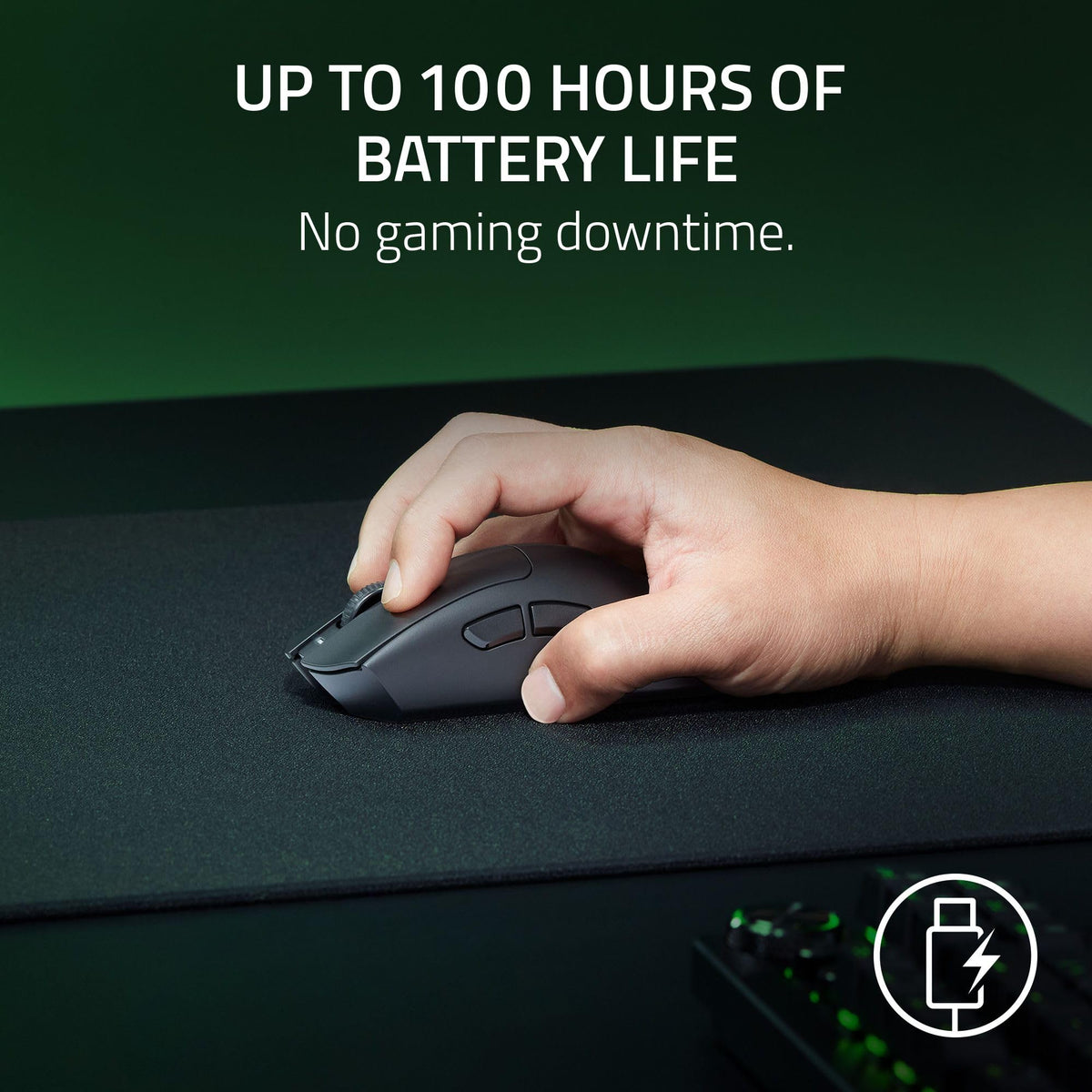 Razer DeathAdder Essential (2021) - Wired Gaming Mouse (Optical Sensor, 6400 DPI, 5 Programmable Buttons, Ergonomic Form Factor) White