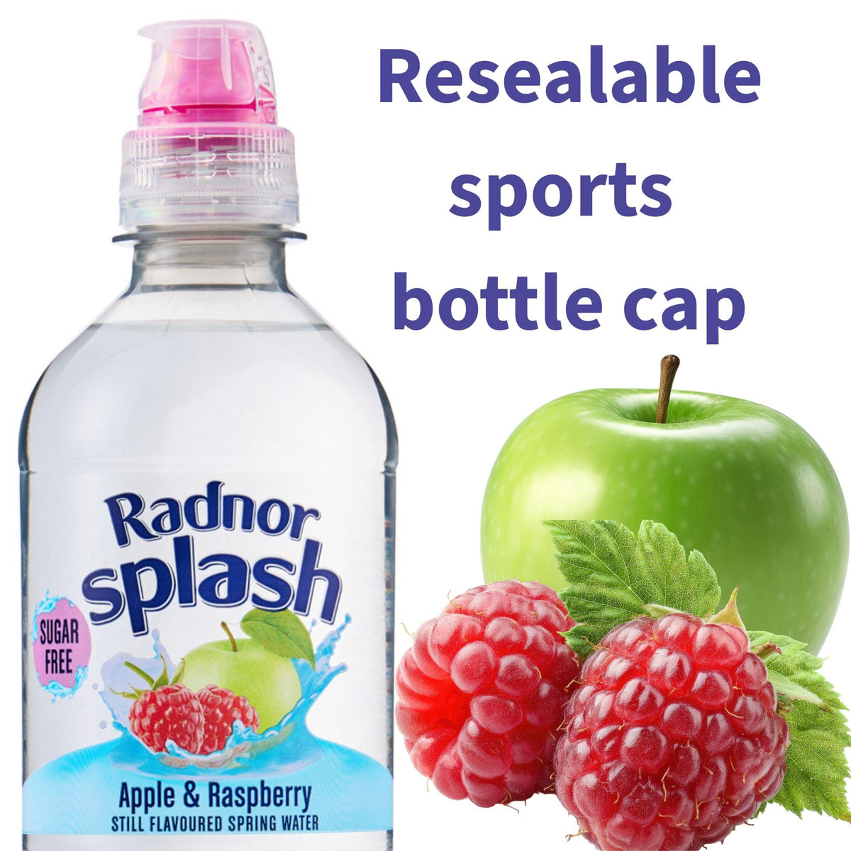Radnor Splash Flavoured Water Sugar Free 500ml - Pack of 24 (Strawberry)