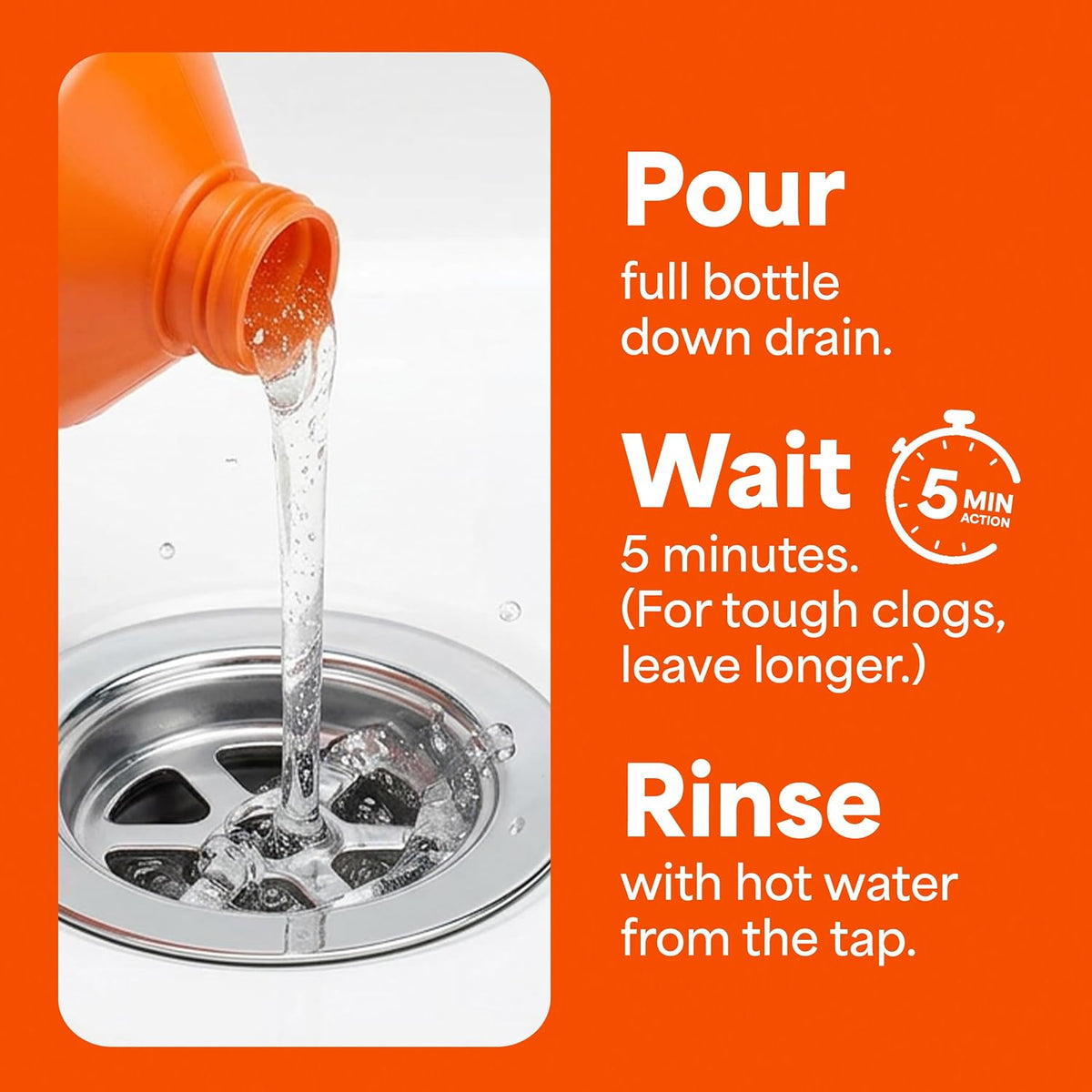 Mr Muscle Drain Unblocker 2x1L, Heavy Duty Fast Acting Gel Sink Unblocker