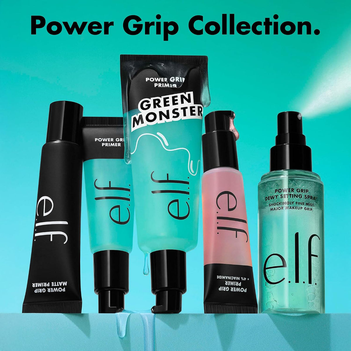 e.l.f. Power Grip Primer, Gel-Based & Hydrating Face Primer For Smoothing Skin & Gripping Makeup, Moisturizes & Primes, 0.811 Fl Oz, Clear