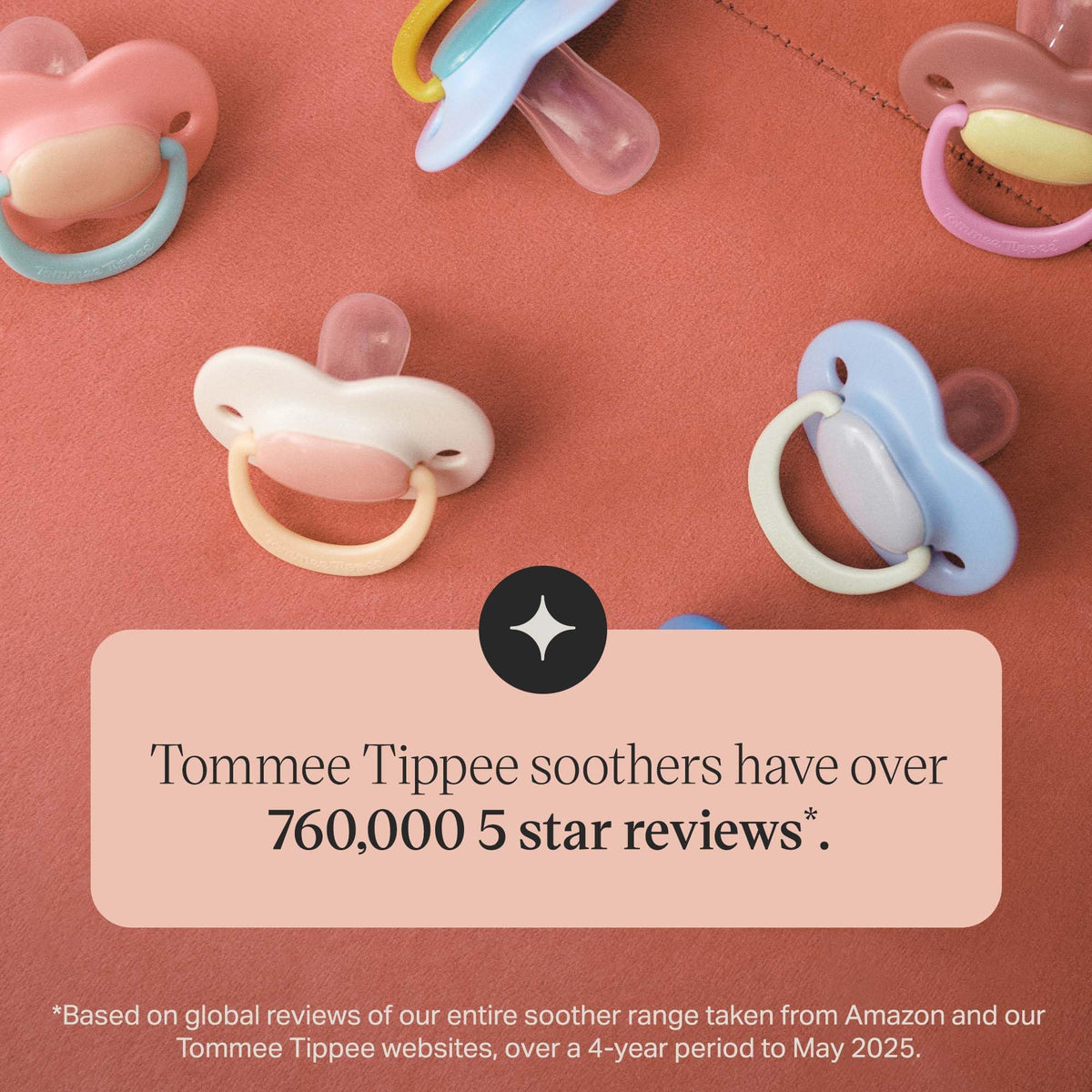 Tommee Tippee Ultimate Fit Orthodontic Dummy 6-18m Silicone Pack of 4