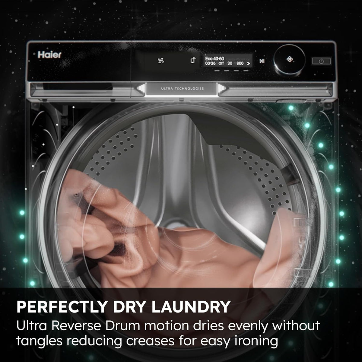 Haier X Series 7 Heat Pump Tumble Dryer, 10kg, Graphite, A++