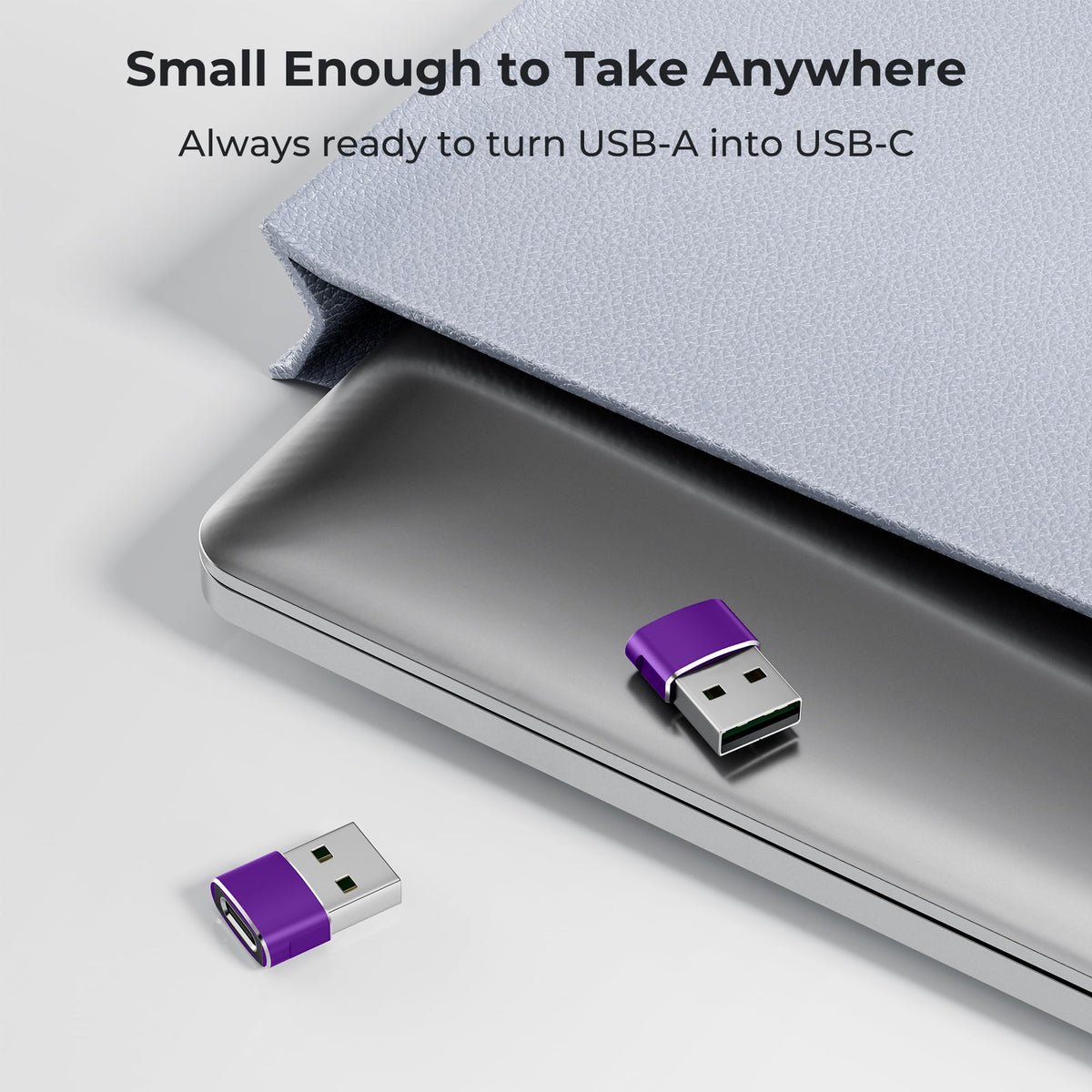 BASESAILOR USB to USB C Adapter,USBC Female to USB A Male Adapter 3Pack