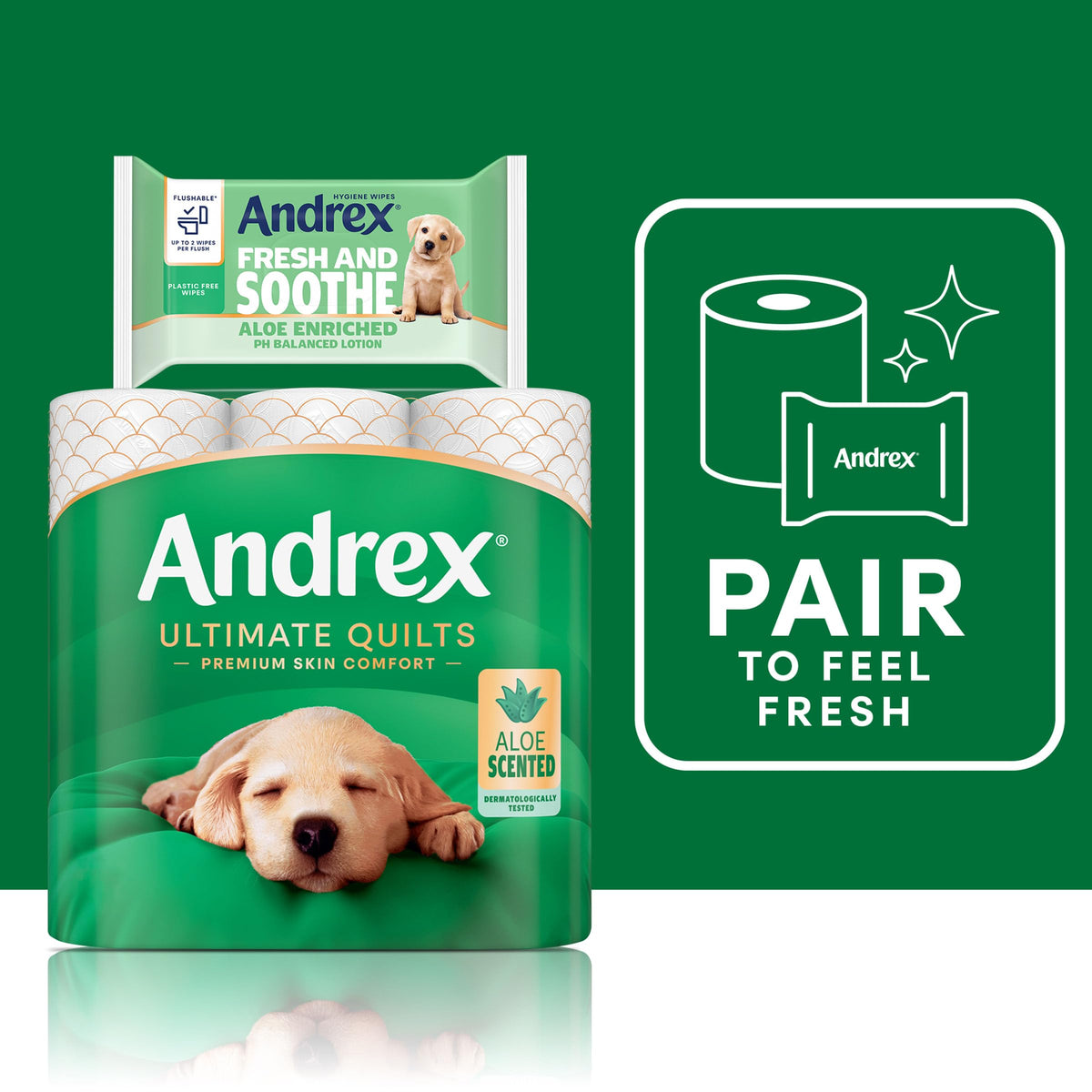 Andrex Ultimate Quilt Toilet Roll - 36 Toilet Rolls, 3-Ply, Bulk Buy