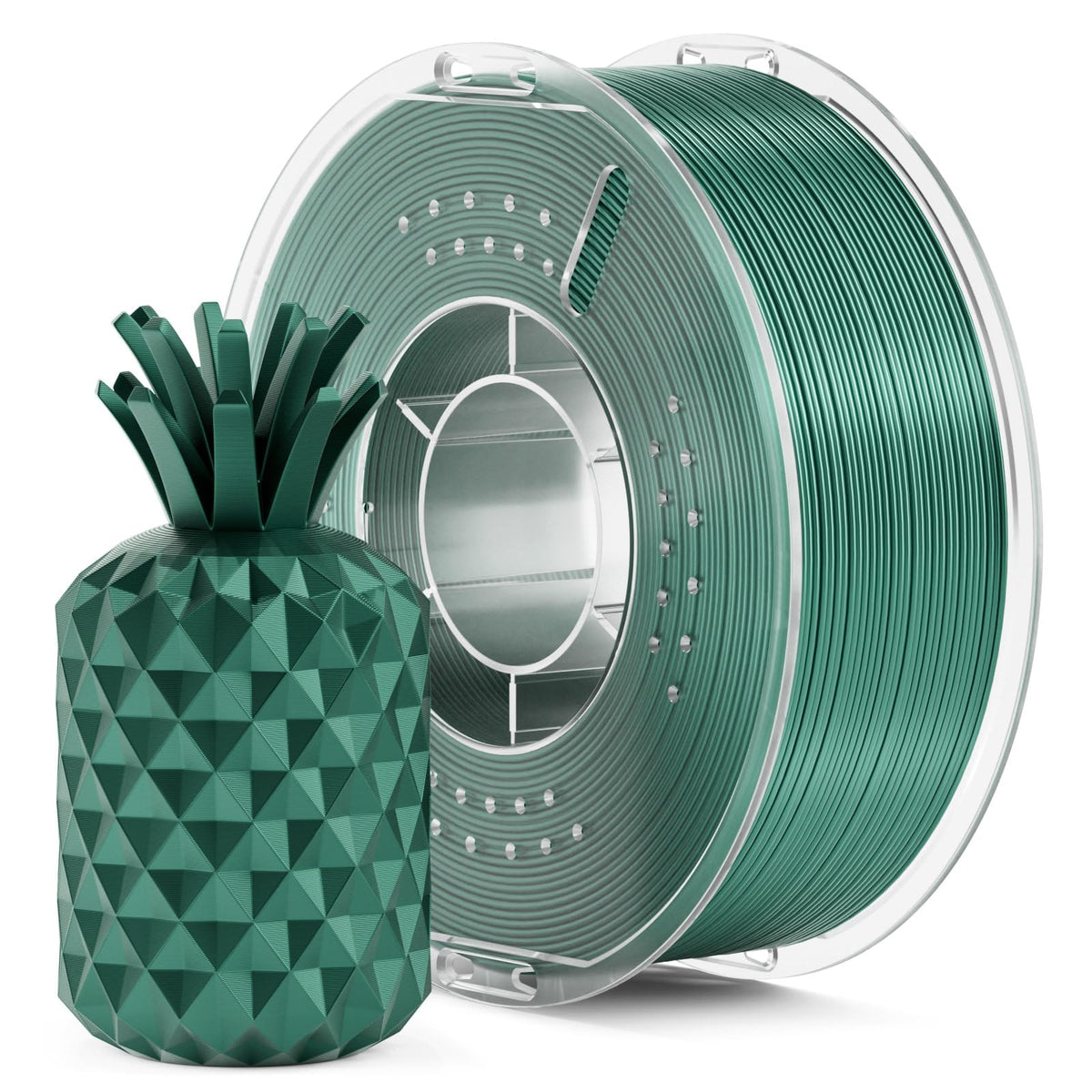 ELEGOO Silk PLA Filament 1.75mm Blue Purple 1KG, Shiny Dual Colours 3D Filament Dimensional Accuracy +/- 0.05mm, 1kg Spool(2.2lbs) Fits for Most FDM 3D Printers
