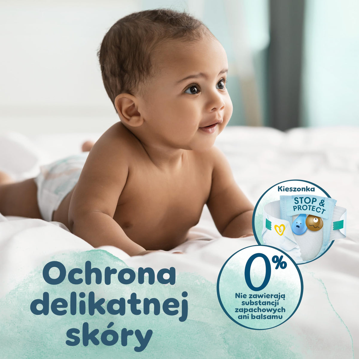Pampers Baby Nappies Size 2 (4-8 kg / 9-18 lbs), Harmonie, 132 Count, Saving Pack, Baby Essentials for Newborn