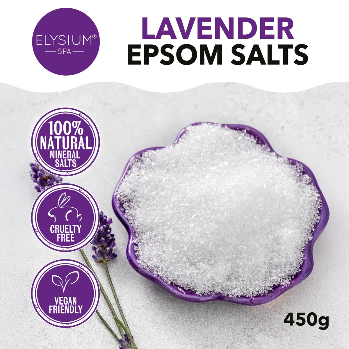 Elysium Spa Natural Original Epsom Salts 1Kg