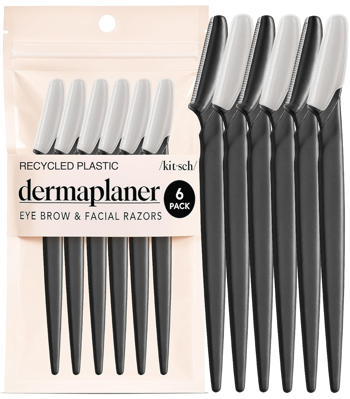 Kitsch Dermaplane Razor for Women Face 12pcs – Terracotta