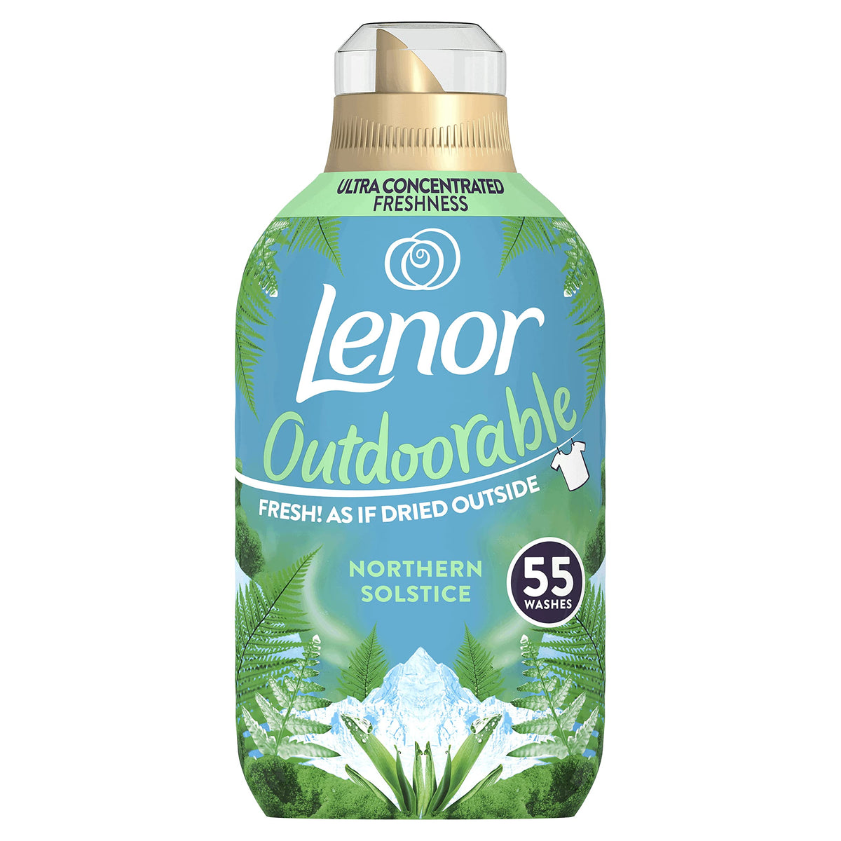 Lenor Outdoorable Fabric Conditioner 424 Washes (8x53), 8x742ml, Northern Solstice - Ultra Concentrated Freshness