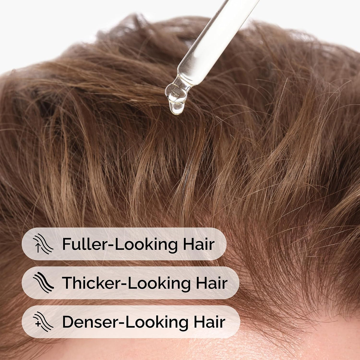 The Ordinary Multi-Peptide Serum for Hair Density and Scalp Support, Peptide-Powered Formula for Thicker, Fuller Looking Hair, 60ml