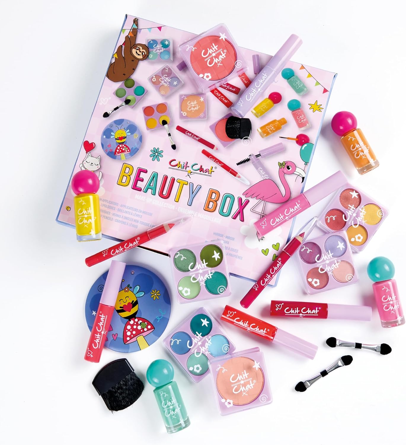 Chit Chat Beauty Box 21pc Makeup Set – The Ultimate Mini Me Makeup & Pamper Set for Little Fashionistas!