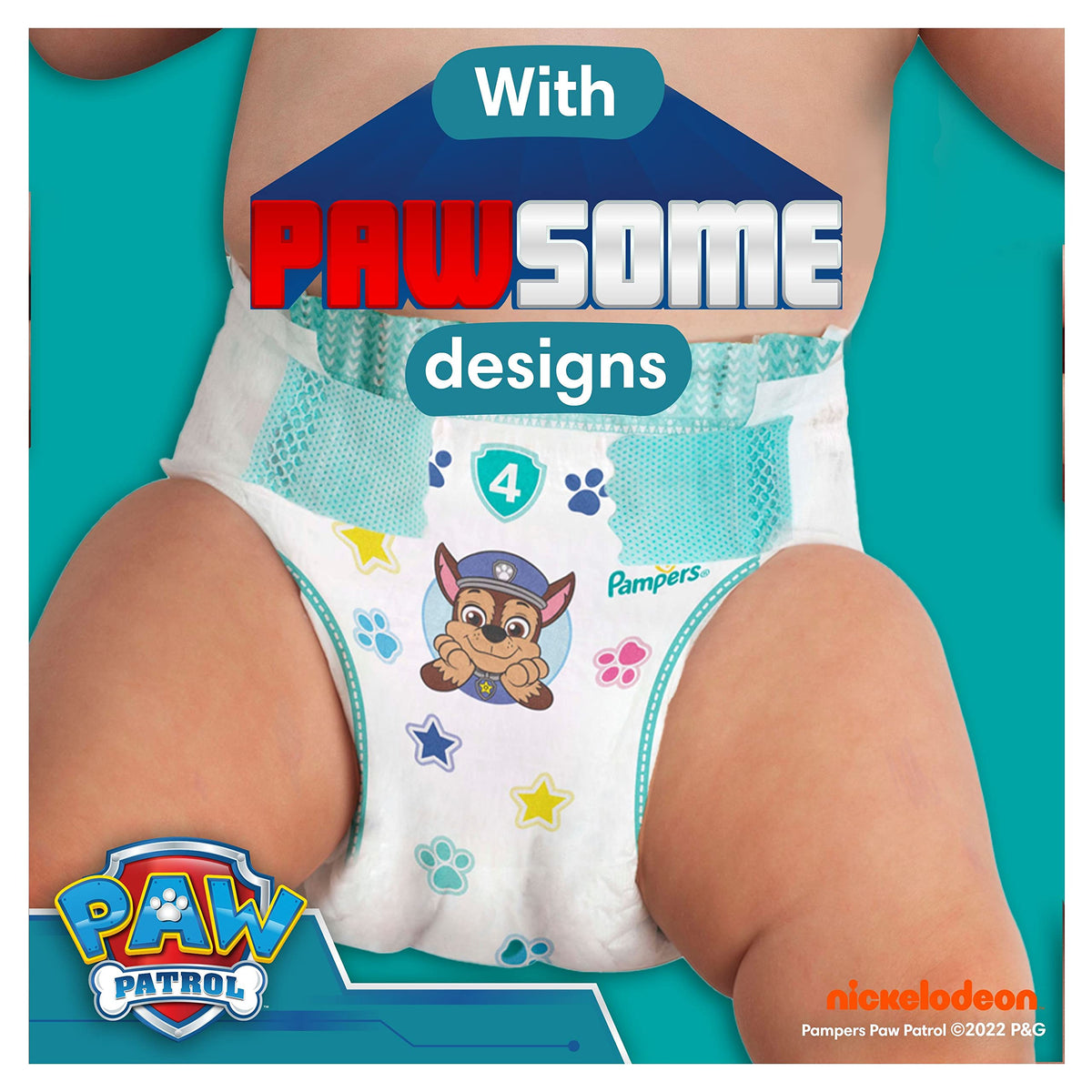 Pampers Baby-Dry Nappies, Size 6 Giant, 164 Count