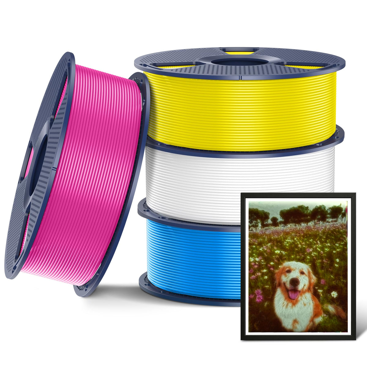 SUNLU Upgrade PLA+2.0 Filament, Next-Gen PLA+ 3D Printer Filament 1.75mm
