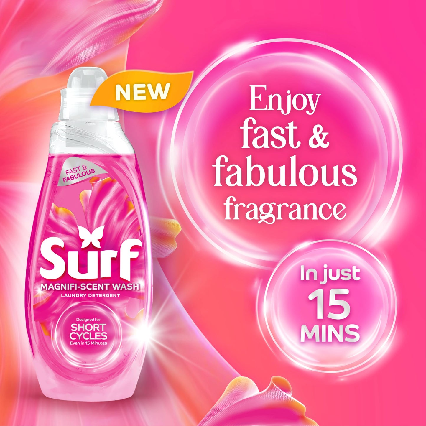 Surf Magnifi-Scent Floral Fusion Laundry Liquid 837ml | 31 Washes