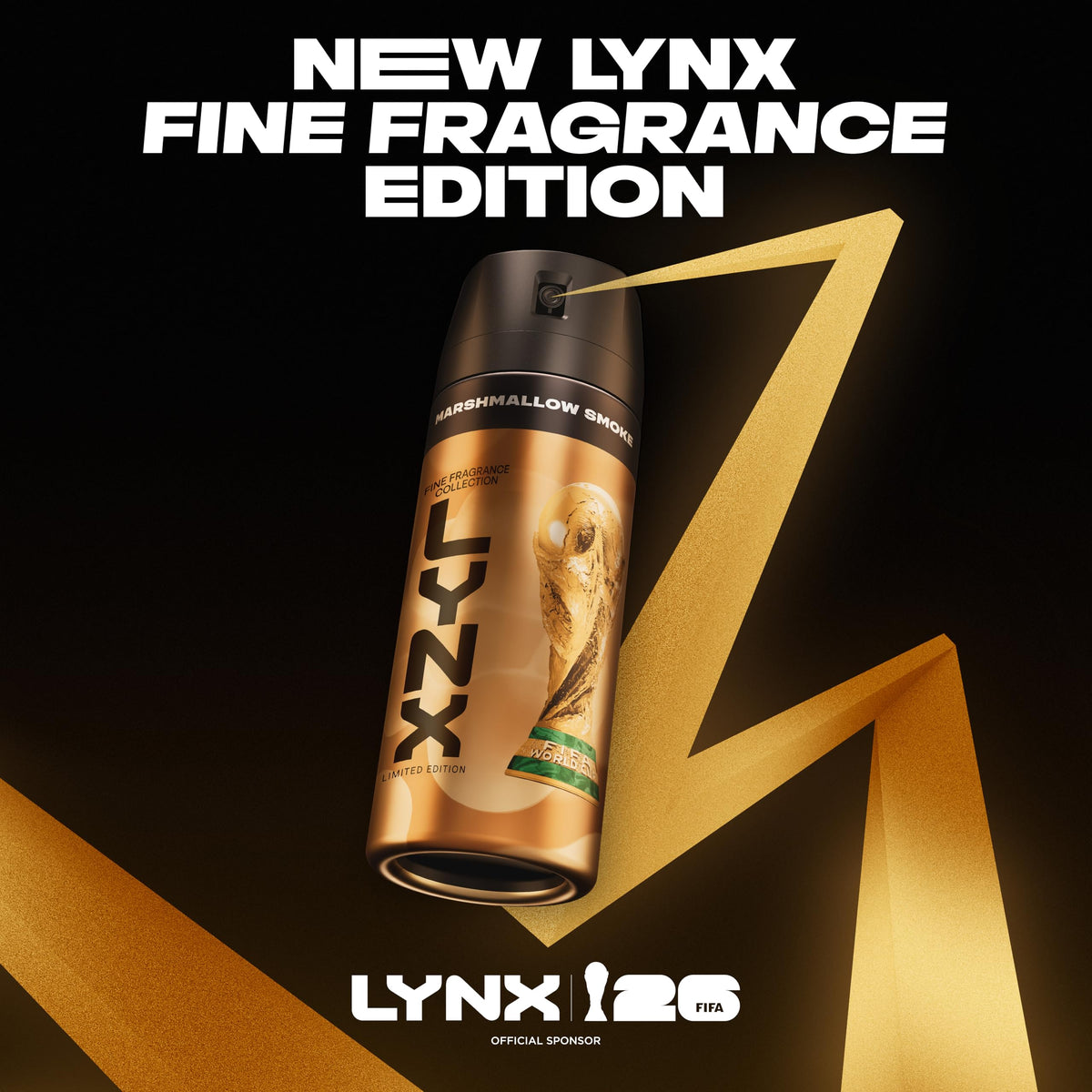 Lynx Fine Fragrance Collection Marshmallow Smoke Premium Body Spray 150 ml