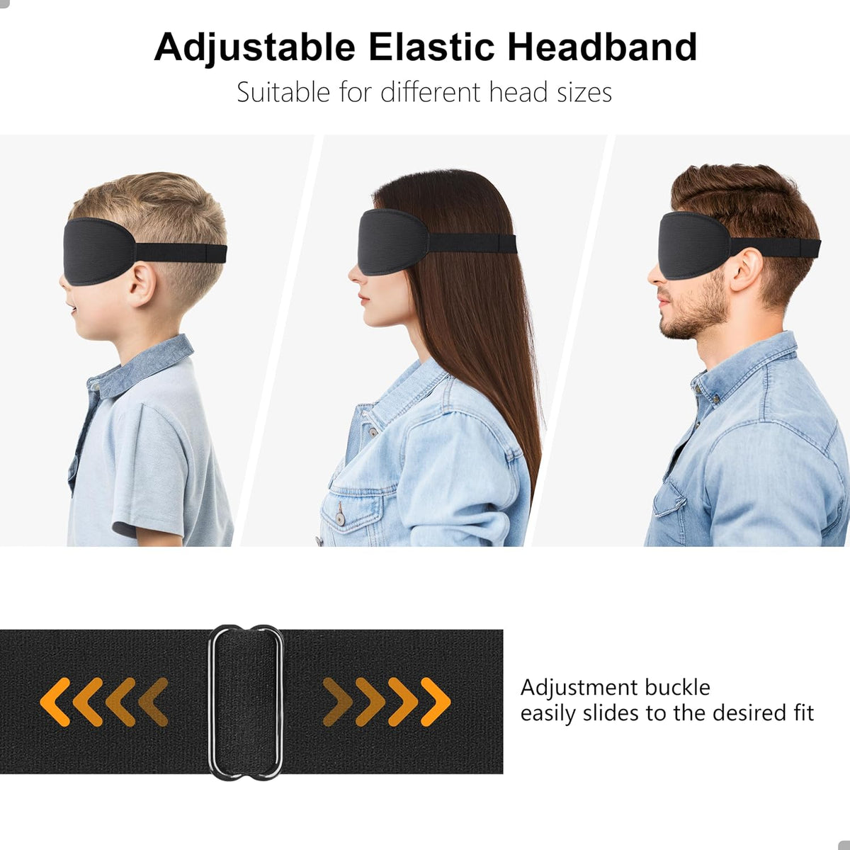 Gritin 100% Blackout Sleep Mask for Women & Men-Zero Eye Pressure Eye Mask