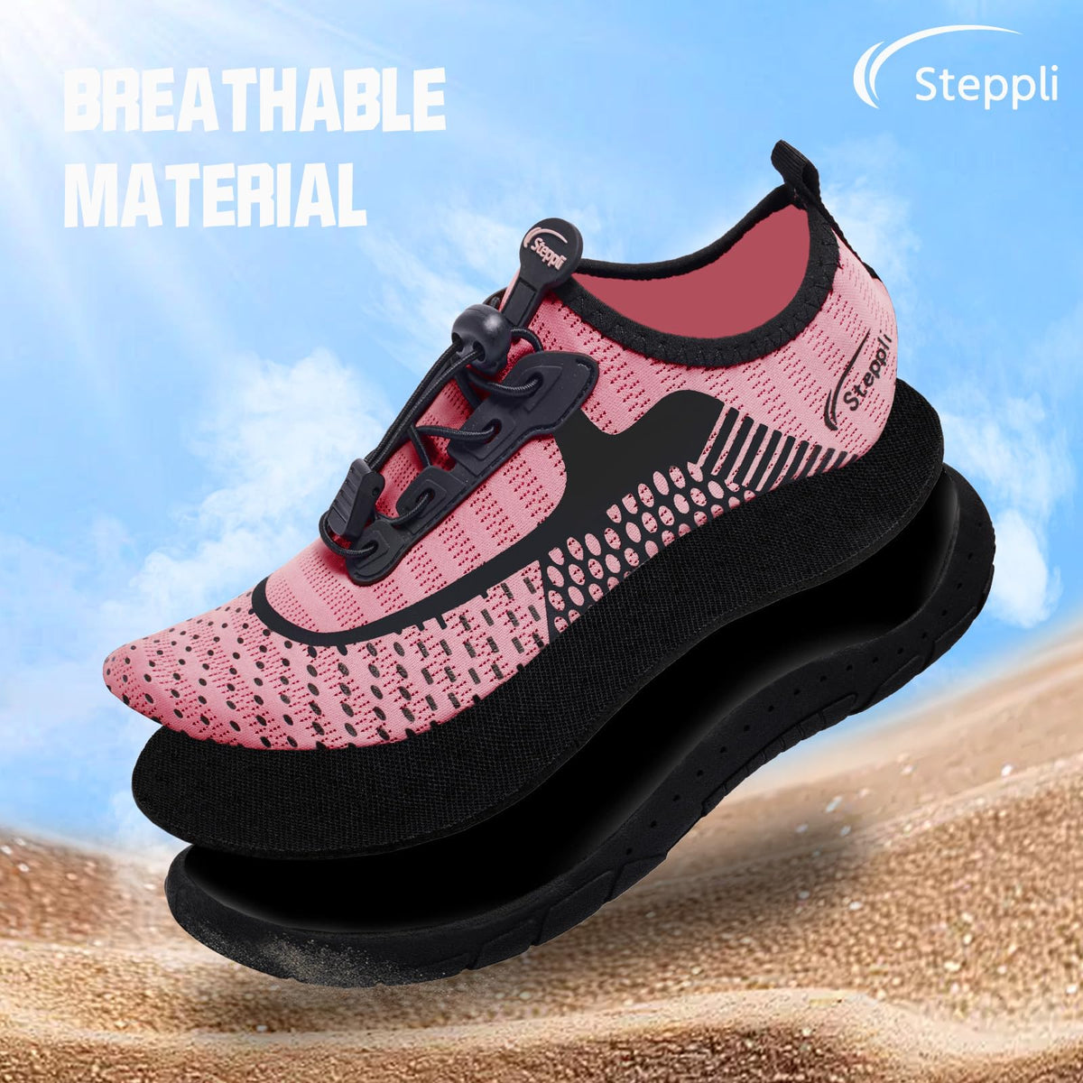 Steppli Water Shoes Beach Barefoot Swim Sea Aqua Shoes for Men Women