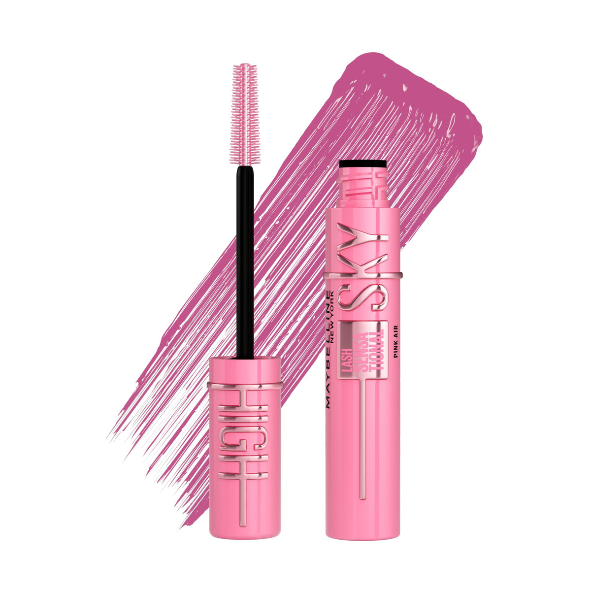 Maybelline Mascara, Lash Sensational Sky High Volumizing Thickening, Black