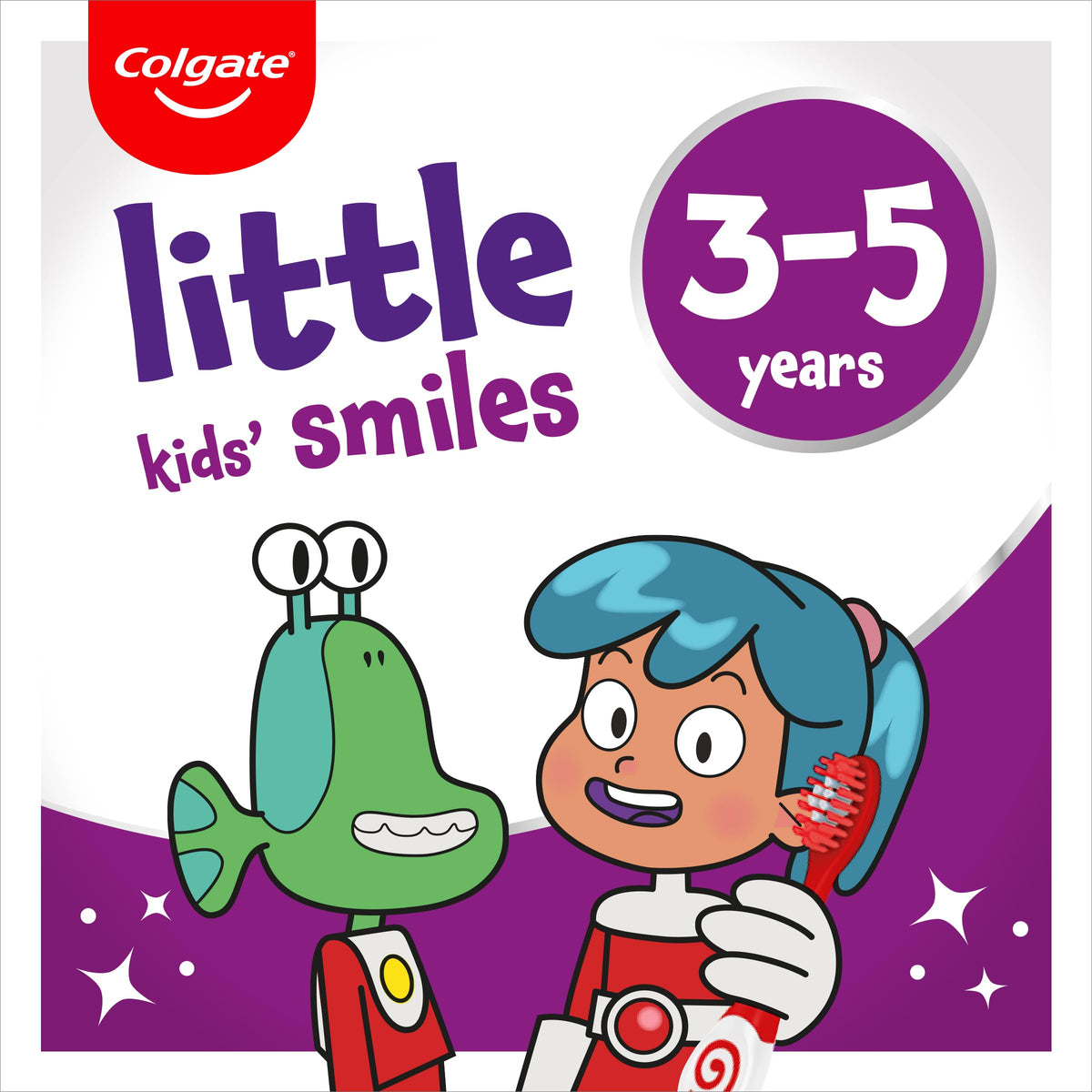 Colgate Kids Bluey Toothbrush 3-5 Years, 2 Pack