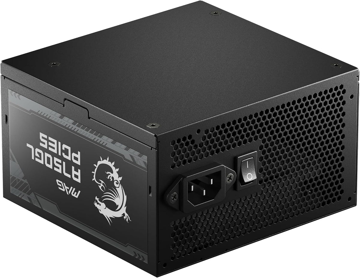MSI MAG A750GL PCIE5 Power Supply Unit, 750W, 80 Plus Gold, Fully Modular, ATX 3.0, PCIe 5.0 GPU Support, 120mm FDB Fan, Full-Bridge LLC, Flat Black Cables - 7 Year Warranty