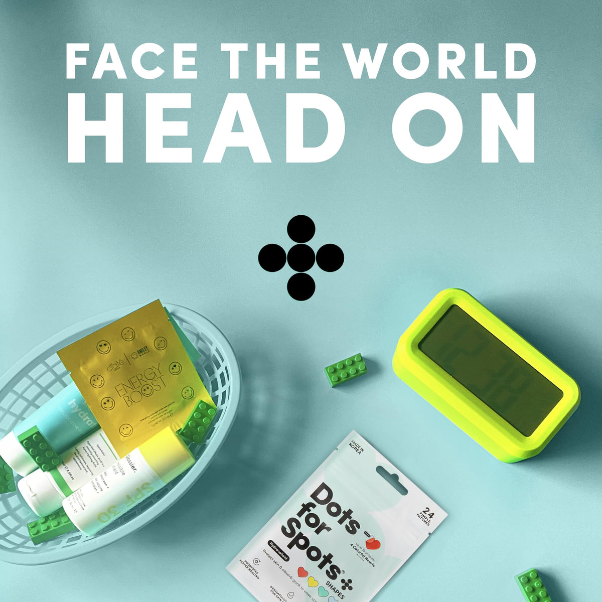 Dots for Spots Oval Spot Patch with Micro Darts - Pack of 9 Translucent Spot Treatment Stickers Infused With Niacinamide & Salicylic Acid - Fast-Acting, Vegan & Cruelty Free Skin Care