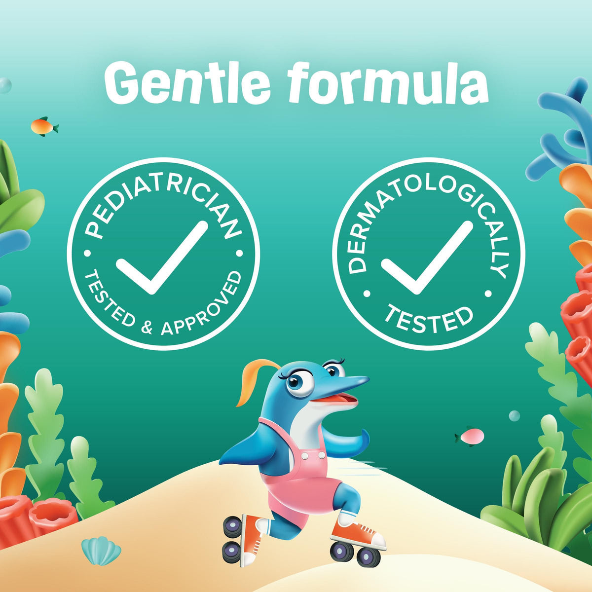 Palmolive Sea Creature Kids Shower Gel 750ml (Pack of 2)