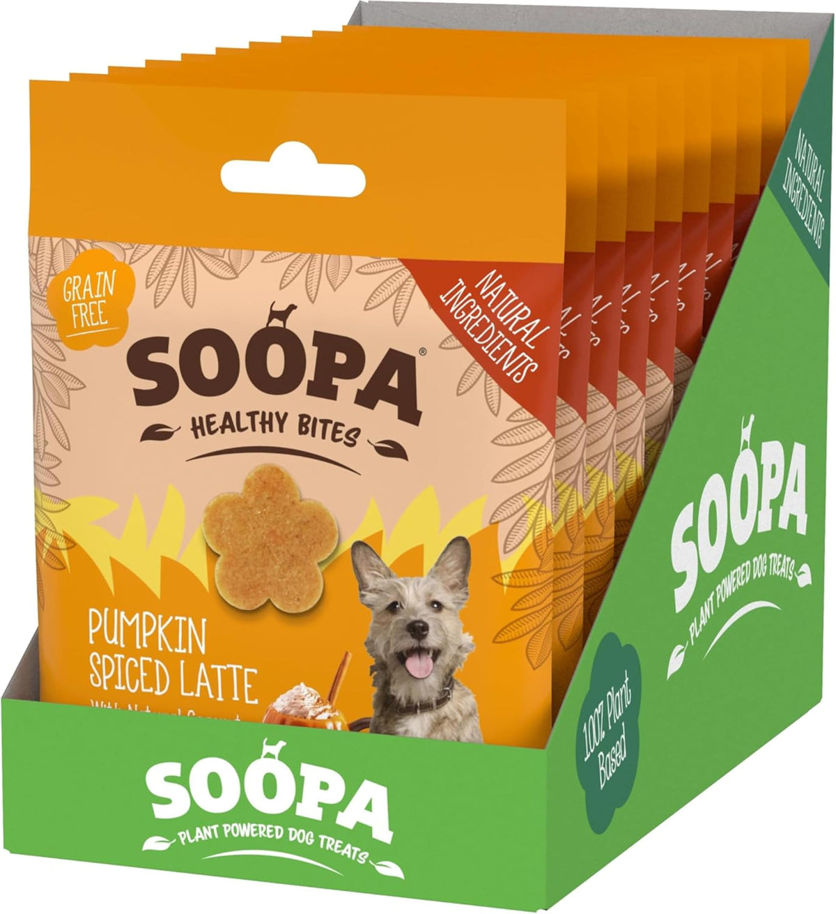 Soopa Strawberry Dog-Quiri Healthy Bites, Dog Training Treats, 50 g, 1-Pack