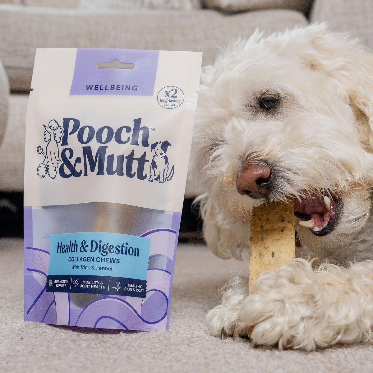 Pooch & Mutt - Digestive Support Collagen Chew Treat, 110g (2 chews)