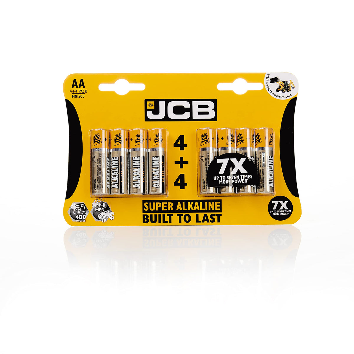 S12110 JCB D Size Super Alkaline Batteries - Pack of 4