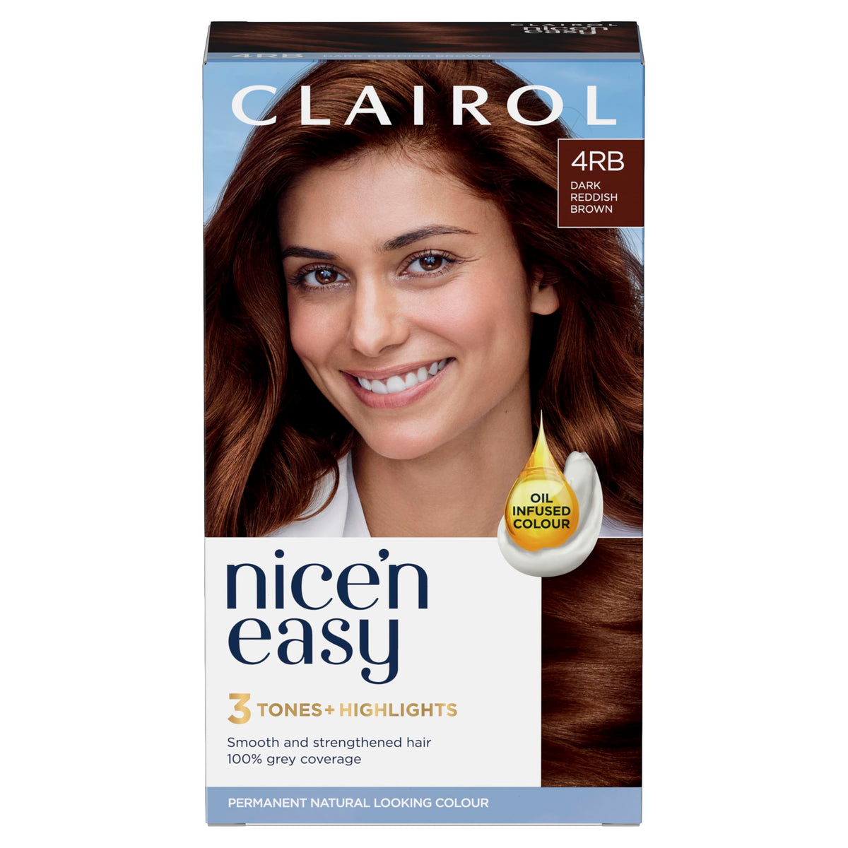 Clairol Nice'n Easy Crème Natural Looking Oil Permanent Hair Dye Infused
