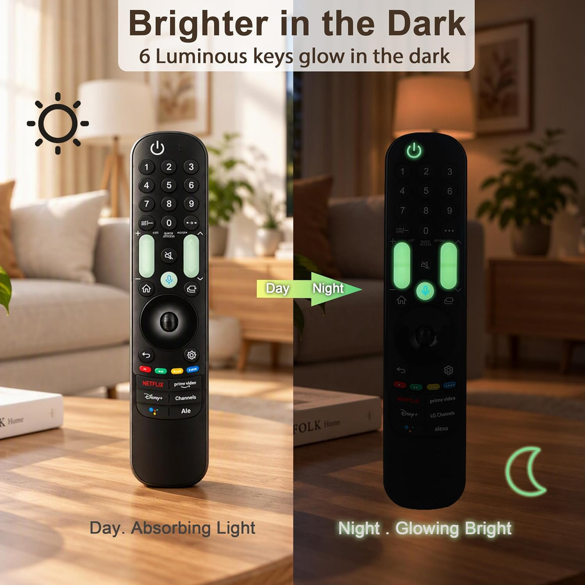 for-LG-Magic-Remote, Gvirtue Solar Voice Remote Control for-LG-Smart TV
