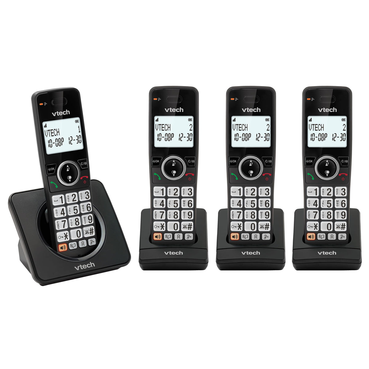 VTech EA5001 DECT Cordless Phone with Nuisance Call Blocker,Easy-to-Read Backlit Display,Landline Phone with 18 Hours Talk-time,Volume Booster,Handsfree Speakerphone,Speed Dial,2-Handset