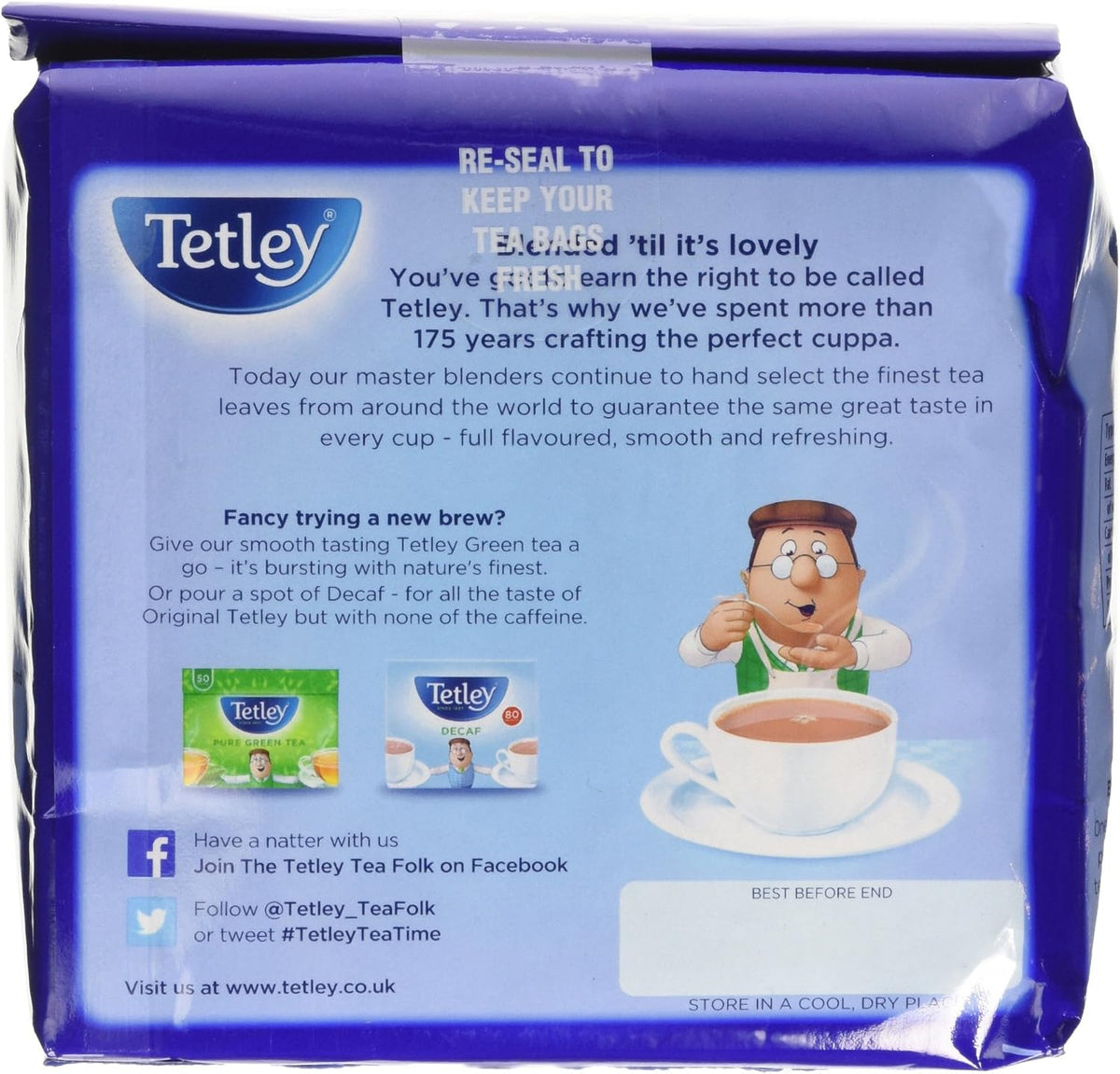 Tetley Original Black Tea, Pack of 160