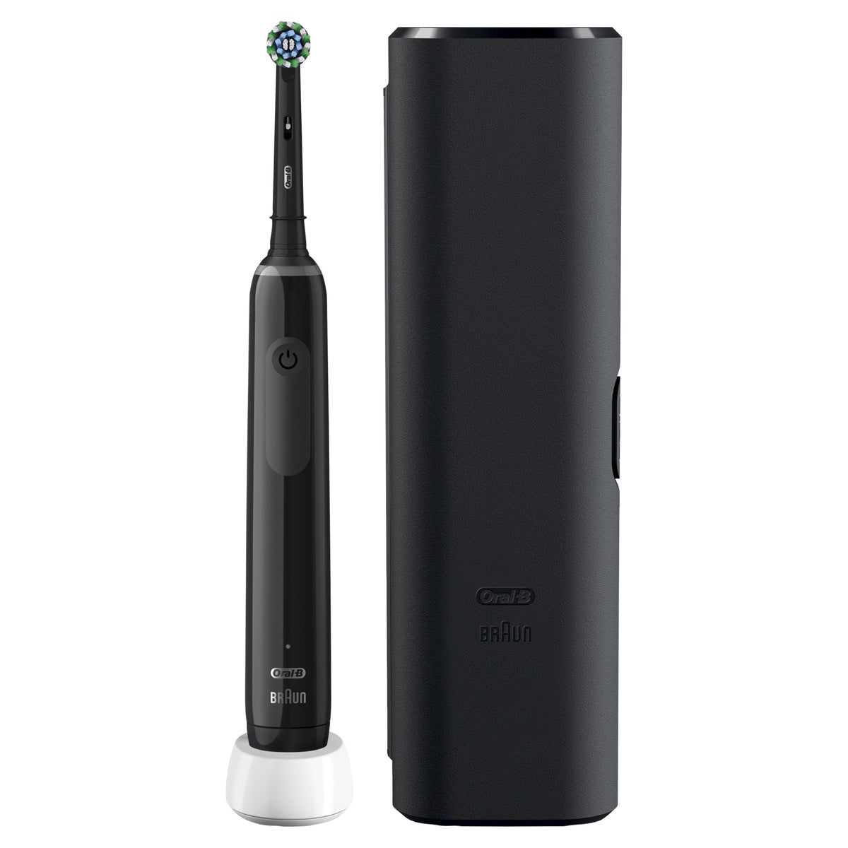 Oral-B iO2 Electric Toothbrush for Adults, Night Black, with Travel Case
