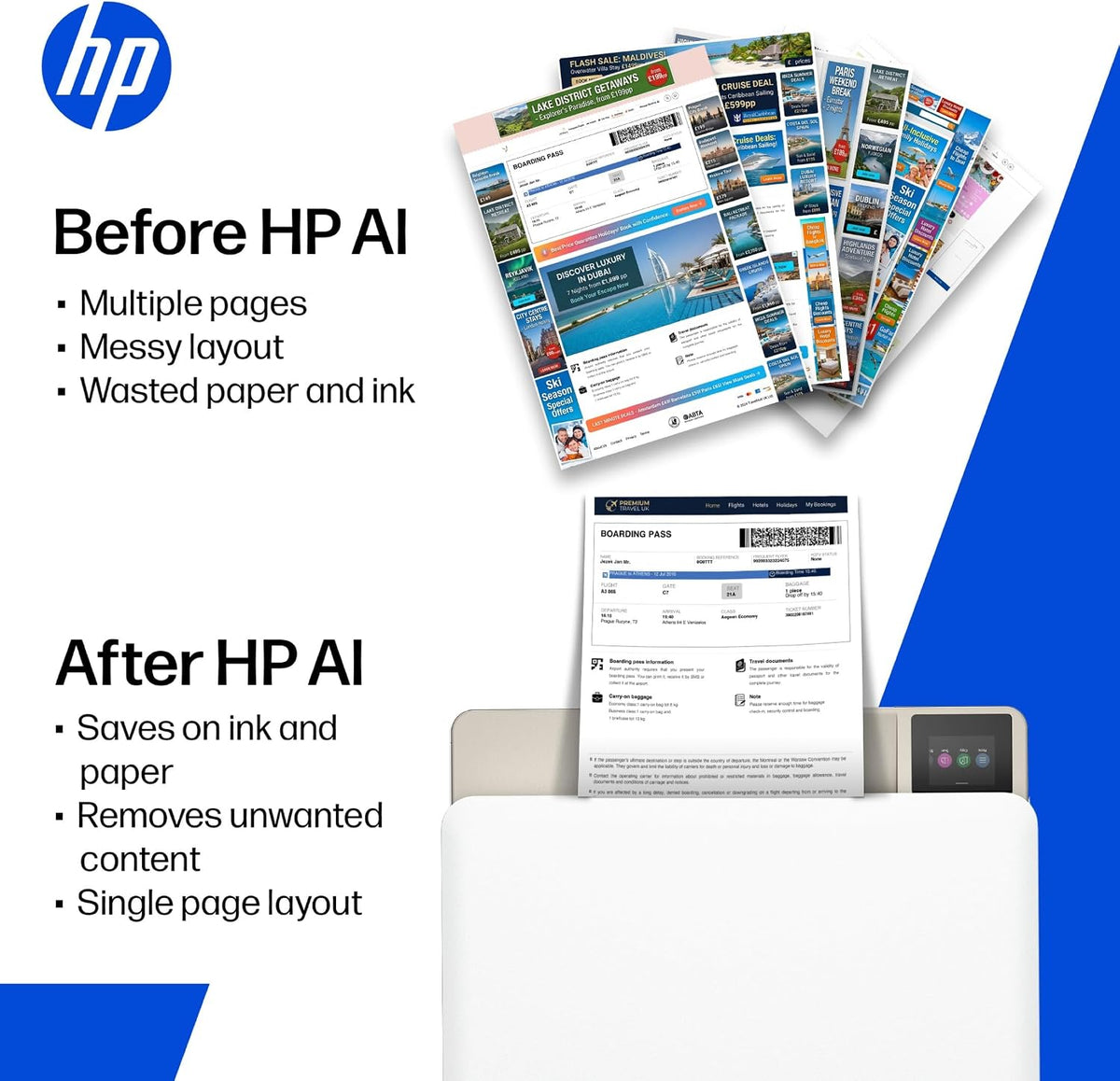 HP Envy 6120e All in One Printer | Perfect for Home | Colour | Wireless | Print, Scan & Copy | 3 Months of free Instant Ink | Easy Setup & Reliable Wi-Fi | White