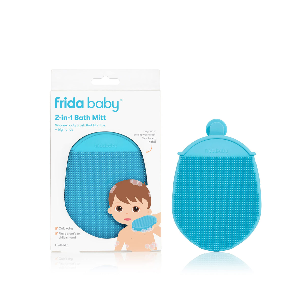 Frida Baby DermaFrida SkinSoother Baby Bath Brush, Essentials, Pack of 1