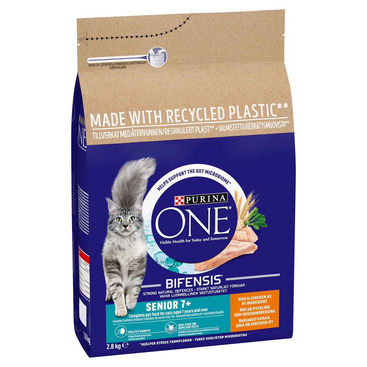 PURINA ONE Bifensis Adult Dry Cat Food Chicken 7.5kg Pack
