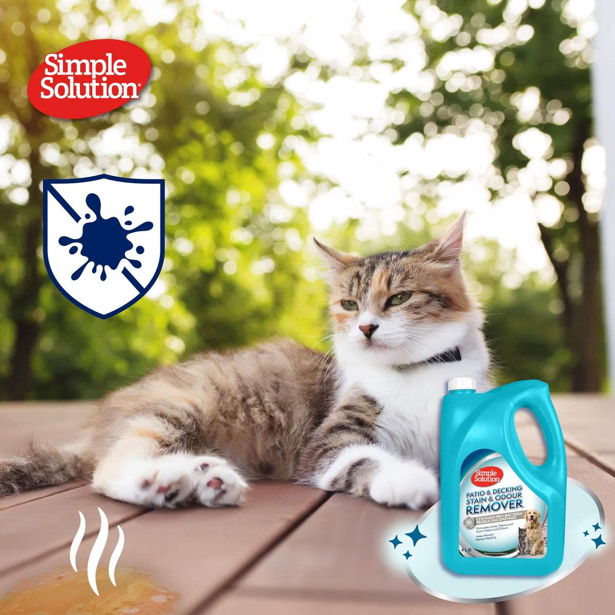 Simple Solution Pet Stain and Odour Remover for Cats 4 litre