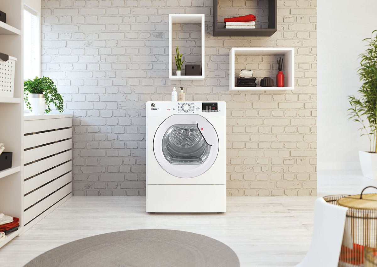 Hoover H-DRY 300 LITE Vented Tumble Dryer, 9kg, Black, C Class