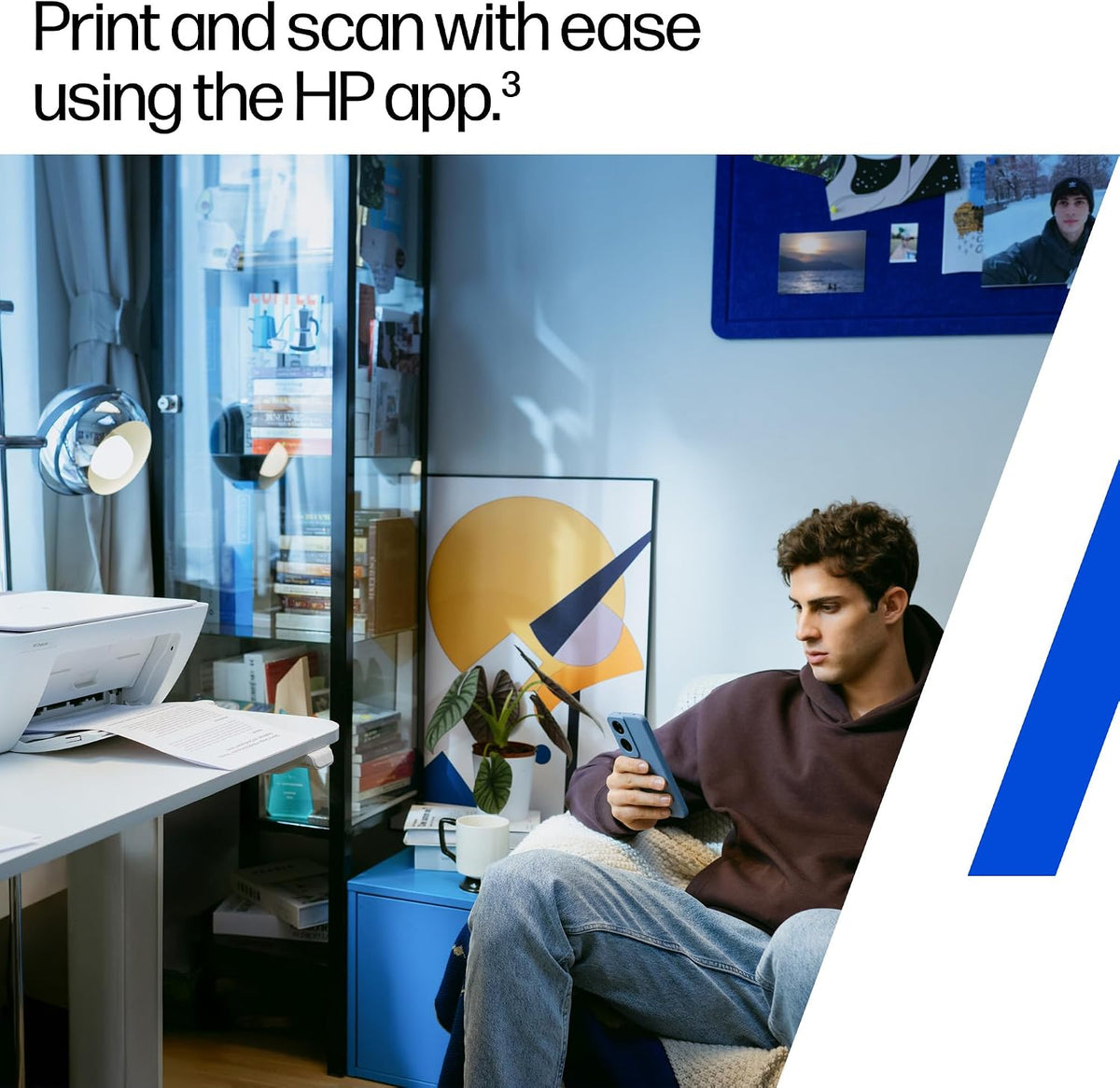 HP DeskJet 2922 All in One Printer | Wireless | Colour | 3 months free Instant Ink Included | Easy Setup & Reliable Wi-Fi | Print, Scan & Copy